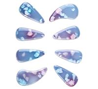 RiToEasysports Guzheng Lot de 8 Médiators en Silicone Polymère pour Cithare Chinoise, Médiators Professionnels Réutilisables et Anti-adhésifs pour Accessoires D'instruments à Cordes (Couleur de la