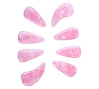 RiToEasysports Guzheng Lot de 8 Médiators en Silicone Polymère pour Cithare Chinoise, Médiators Professionnels Réutilisables et Anti-adhésifs pour Accessoires D'instruments à Cordes (Pêche)