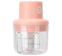 RiToEasysports Hachoir à Viande électrique Rose de 250 Ml, Mini Hachoir de Cuisine, adapté à Toutes Sortes D'aliments
