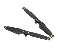 RiToEasysports Hélice 2 Pièces pour Drone Spark, Lames Pliantes à Dégagement Rapide avec stabilité et Performance, Pièces de Rechange (Bordure en Or Noir)