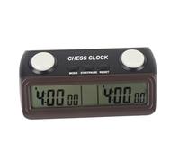 RiToEasysports Horloge d'échecs Professionnelle Numérique, Minuteur de Jeu avec Un Compteur de Déplacement de la Fonction de Mémoire pour Les Tournois Pratiquer l'échec
