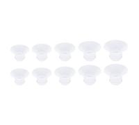 RiToEasysports Insert de Bride de Tire-lait 10 Pièces Inserts de Bride en Silicone Liquide 13/15/17/19/21mm pour Tire-lait M5 M9 Accessoires de Pompage Confortables Anti-fuite