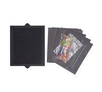RiToEasysports Insertion de Bricolage pour Enfants, Lampe à LED en Plastique Geoboard Modes de Clignotement Multiples Puzzle Matrix Casse-tête pour Enfant