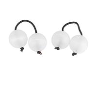 RiToEasysports Instrument Asalato, 2 Paires de Percussions Musicales Africaines Shaker Kashaka à une Seule Main pour Adultes Débutants