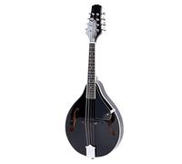 RiToEasysports Instrument de Mandoline, Instrument à 8 Cordes avec Corps en Tilleul, Panneau en Placage D'épicéa, Touche en Palissandre pour une qualité Sonore Stable et un Jeu Fluide (BLACK)