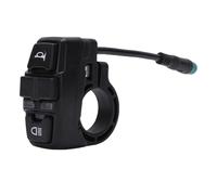 RiToEasysports Interrupteur de Virage à Corne Léger 3 en 1, Bouton de Commutateur Multi-Fonctions Remplaçable avec Un Haut-Parleur élevé de pour Kugoo M5