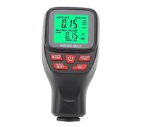 RiToEasysports Jauge d'épaisseur de Revêtement 0-2000um Jauge d'épaisseur de Peinture pour Film de Voiture en Céramique Métallique, Testeur ' de Revêtement Numérique ABS avec Enregistrement de