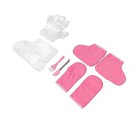 RiToEasysports Jetables Couvrent le Pied de Cire de Pieds de de de Palets en Flanelle Rose Tissu D'isolation Thermique pour le Temps de Thérapie par la Cire Prolongée et L'absorption Cutanée