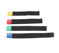RiToEasysports Jeu de Ceintures D'étouffoir de Cymbale de Batterie pour | Réduction du Volume de 85 %, Tissu en Polyester, Facile à Installer, Compatible avec Cymbales de 14, 16, 18, 20 Pouces,