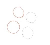 RiToEasysports Jeu de Cordes de Mandoline en Acier Inoxydable, Durable, Son Clair pour les Joueurs, Facile à Installer, 8 Pièces pour Différents Types de Mandoline