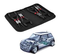RiToEasysports Jeu de Pinces à Circlips, Acier au Chrome Vanadium 4 Pièces Kit de Pinces à Circlips à Anneau élastique de 7 Pouces avec Mâchoires Droites et Courbées pour une Utilisation Interne