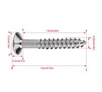 RiToEasysports Jeu de Vis de Ramassage Humbucker pour Guitare électrique, 40 Pièces, Vis de Montage Robustes pour Pièces de Rechange et de Réparation, Argent/noir/or (SILVER)