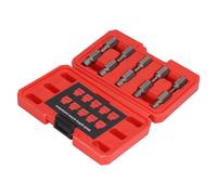 RiToEasysports Jeu D'extracteurs de Vis Multi-cannelures pour Vis Cassées, Outil de Retrait de Boulons, Spirale Gauche 10 Pièces