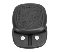 RiToEasysports Jouet Coulissant Fidget, Jouet Coulissant Magnétique du Bout des Doigts en Alliage de Zinc, Carte Rotative à 4 Voies pour Soulager Le Stress et la Relaxation (Black)