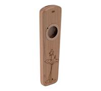 RiToEasysports Kazoo en bois fait à la main, léger, facile à transporter, instrument unique de timbre pour des représentations en groupe ou en groupe (Noix)