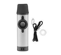 RiToEasysports Kazoo, Instrument de Musique Kazoo à tonalité Réglable en Aluminium Professionnel avec Diaphragme de Flûte 5 Pièces pour les Mélomanes des Enfants (SILVER)