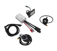 RiToEasysports Kit de Contrôleur de Vélo électrique, Contrôleur de Vitesse Commun 15A 36V 48V avec Panneau GD01 1 à 2 Câbles Entièrement étanches pour Moteur de Vélo 250W, 350W