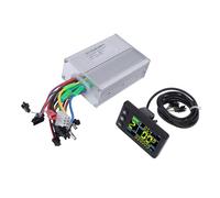 RiToEasysports Kit de Contrôleur d'onde Sinusoïdal à 3 Mode, Contrôleur de Scooter électrique 20A avec écran LCD S866, Boîtier en Alliage en Aluminium, Fonction d'auto-Apprentissage, Kit