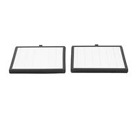 RiToEasysports Kit de filtres avec extracteur de poussière à ongles haute efficacité, 2 pièces 17,5 18 cm écrans filtrants pour machine à vide à ongles, cadre durable, facile à remplacer, méthode de