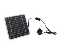 RiToEasysports Kit de Pompe de Fontaine à Eau à Panneau Solaire 50 W avec Réglage du Commutateur, Grand Débit d'eau pour L'irrigation des Petites Terres Agricoles Kit de Panneau de Pompe à énergie
