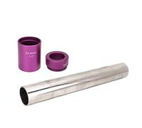 RiToEasysports Kit de Seter à Fourche Avant de Vélo à Longue Durée D'alliage en Aluminium CNC Outil pour Le Vélo de Montagne, 304 en Acier Inoxydable, 1,25-Pouce Non Standard pour Tube de Tube de