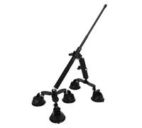 RiToEasysports Kit de Support de Voiture à Ventouse, Matériau en Silicone de qualité Supérieure, Triple Ventouse, Perche à Selfie Réglable pour X5 X4 X3 X2 RS, Capture des Séquences de Conduite