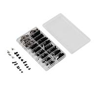 RiToEasysports Kit de Vis d'ordinateur 360 Attaches en Acier allié, Assortiment de Micro-vis Cruciformes pour Alimentation PC, Carte Mère, Maintenance du Disque Dur M2 M2.5 M3