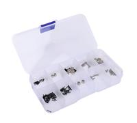 RiToEasysports Kit de Vis RC Ensemble de Vis et Roulements RC en Acier 126 Pièces avec écrous pour SCX30 1 30 Modèle de Réparation de Voiture sur Chenilles Entretien de Remplacement pour les