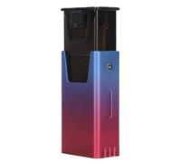 RiToEasysports Lampe de Poche, Lampe de Poche Porte-clés Rechargeable 1800 MAh avec Modes D'éclairage LED Blanc Rouge Bleu et écran Numérique, pour les Travaux D'urgence en Plein Air et les