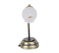 RiToEasysports Lampe de Table pour Maison de Poupée, 1:12, Lampe de Table Miniature en Forme de Fleur, de Miniature Alimentée par Batterie, de Bureau LED (Abat-Jour en Forme