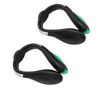 RiToEasysports Lampes à Pince pour Chaussures LED, éclairage LED Durable Rechargeable par USB pour la Course de Nuit et Le Cyclisme avec Batterie 200 MAh et Deux Modes (Green)