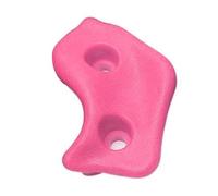 RiToEasysports l'escalade Contient 10 Pièces de Poignées Ergonomiques en PE avec Vis Professionnelles pour Les Murs d'escalade Intérieurs et Extérieurs, pour Enfants et Adultes (Pink)