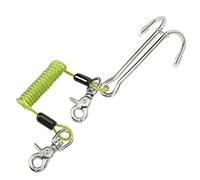 RiToEasysports Longue Longueur 316 en Acier Inoxydable-Diving -Double Courte de Courant Riff Drift Crochet pour Une Expérience de Plongée en Toute sécurité, Applicable aux Amoureux de la Plongée, en