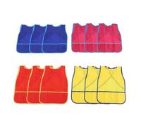 RiToEasysports Lot de 12 Tabliers de Peinture pour Enfants, Imperméables, Réutilisables, avec Poche, pour Activités Artistiques, en Classe, en Cuisine