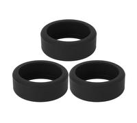 RiToEasysports Lot de 3 Protections de Bagues Connectées en Silicone Souple et Hypoallergénique, avec Couverture Intégrale, Compatibles avec Toutes Les Bagues Connectées sauf la Bague Uura. (Black)