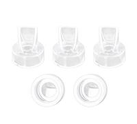 RiToEasysports Lot de 5 Valves à Bec de Canard pour Bébé, Silicone de Qualité Alimentaire, Kit de Remplacement de Valve à Bec de Canard Souple et Transparent pour Bébé