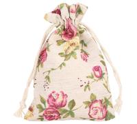 RiToEasysports Lot de 50 sacs d'emballage à bijoux à motif rose pratique pour les petits objets le jour de Noël