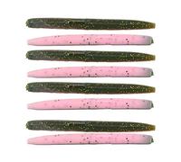 RiToEasysports Lot de 8 Appâts de Pêche Souples avec Mouvement de Nage Réaliste avec Couleur Scintillante pour de Nombreux Types de Poissons, Modèle AR24 en PVC, 10 Cm, 6,5 G (#2)