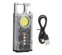 RiToEasysports Lumière de Trousseau, Mini Lampe de Poche 175 ° Grand Angle 3 Modes Légers avec Ouvre-Bouteille et Libérez Rapidement des Clips pour la Randonnée en Camping Marche en Marche