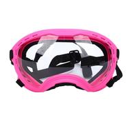 RiToEasysports Lunettes de Soleil pour Chien, Lunettes de Protection Anti-buée UV pour Animaux de Compagnie pour Grands Chiens, avec Sangle Réglable, D'extérieur pour la (Monture Rose, Verres