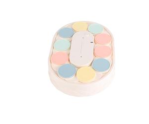 RiToEasysports Machine à Sushi Rotative Automatique avec Plusieurs Petits Plateaux pour Macarons, Cupcakes, Desserts, Bijoux à Sushi, Adaptée à la Célébration D'anniversaire de Mariage (Dessert)