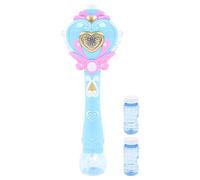 RiToEasysports Machine Magique de Baguette Magique de Souffleur de Bulle, Baguettes électriques Automatiques de Fabricant de Souffleur de Machine de Bulle D'éclairage pour de Petites Filles (Bleu)