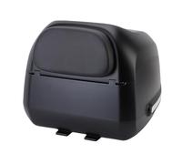 RiToEasysports Mallette Arrière Universelle de 35 L, Coffre de Moto ABS étanche avec Serrure onvient aux Casques Complets et aux équipements pour Vélos et Scooters (Black)