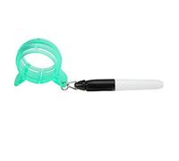 RiToEasysports Marqueur de Ligne de Balle de, Dispositif de Dessin de en Plastique à 360 Degrés avec Stylo étanche à Base D'huile, pour Une Pratique de Mise Précise (Green)