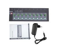 RiToEasysports Mélangeur de Son Professionnel à 8 Canaux, Console de Mixage de Studio à Coque Métallique avec Contrôle du Volume Indépendant et Mono Stéréo Commutable, pour des Performances (Prise UE)