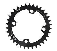 RiToEasysports Métal de qualité 96bcd Vélo étroit, Large Classement de Chaîne Ronde, Réduisez Les Déchets/Frottements de Chaîne pour Les Amateurs de Vélos de Montagne, Durable 36T (34T)