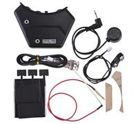 RiToEasysports Micro Piézoélectrique Actif pour Guitare Acoustique, Système de Double Micro avec Microphone et Piézo pour Guitare Acoustique, Fonction de Commutation de Phase, Installation