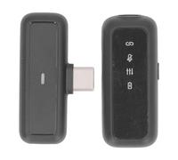 RiToEasysports Microphone Lavalier sans Fil, Clips de Réduction du Bruit de Type C sur Un Mini Microphone à Revers avec des étuis de Charge pour Enregistrer des Vlogs en Streaming en Direct