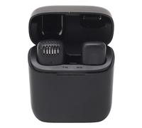 RiToEasysports Microphone Lavalier sans Fil, Clips de Réduction du Bruit sur Un Mini Microphone à Revers avec des étuis de Charge pour L'enregistrement Vidéo Interview Vlog en Direct en Direct