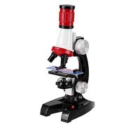 RiToEasysports Microscope pour Enfants, Monoculaire éducatif 100X-1200X | Corps en Plastique, Éclairage LED, Collecter et étiqueter des Spécimens, 3 Ans et Plus avec Accompagnement Parental